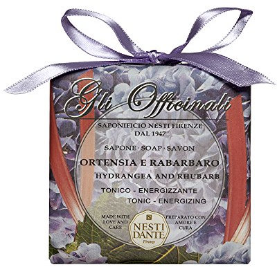 NESTI DANTE Gli Officinali, Hydrangea & Rhubarb Soap 200 g