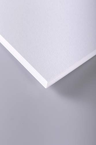 Clairefontaine 37335C Paquet Papier Dessin Croquis - 25 Feuilles Papier Dessin Blanc au Grain Très Léger - 50x65 cm 250g - Idéal pour le Dessin et Croquis au Crayon, Feutre ou Fusain