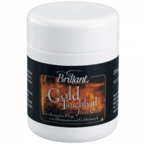 Brillant Goldtauchbad 200 ml mit Tauchkorb - Spezialpflegemittel für Gold und Edelsteine - Effiziente Pflege & Reinigung - Einfache Anwendung