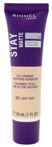 Stay Matte Lightweight Mousse Foundation - 091 Light Ivory by Rimmel London for Women - 1 oz Foundation