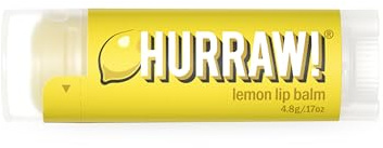Hurraw! Lemon Lip Balm: Organic, Certified Vegan, Cruelty and Gluten Free. Non-GMO, 100% Natural Ingredients. Bee, Shea, Soy and Palm Free. Made in USA