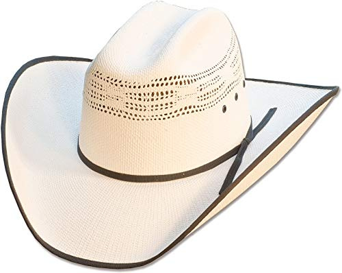 STARS & STRIPES Cappello di paglia Ashton (60), Bianco naturale., 60