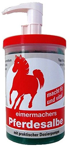 Eimermacher Pferdesalbe 1 Liter mit Dosierpumpe