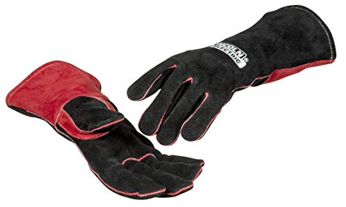 Lincoln Electric womens Jessi Combs Women s MIG Stick Welding Gloves, Black, Red, Medium Pack of 1 US