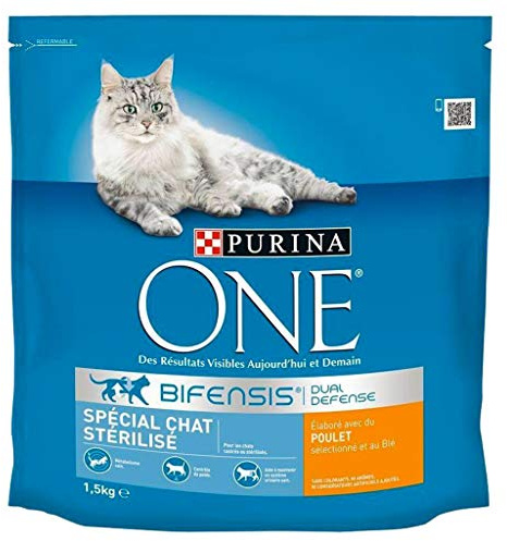 Purina One - crocchette speciali per gatti adulti sterilizzati, 6 pezzi