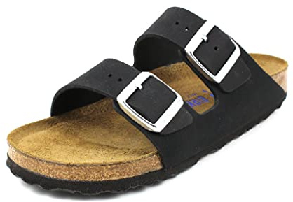 Birkenstock Arizona Sfb, Women's Open Toe Sandals, Noir, 7 UK (40 EU)