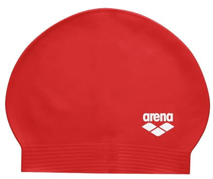 Arena Herren Soft Latex Badekappe, Red-White, Einheitsgröße