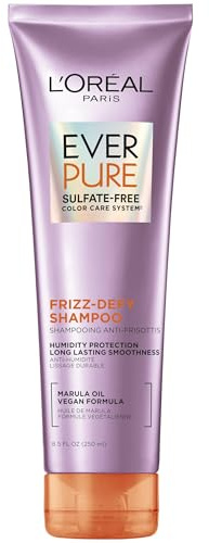 L'Oreal Paris Hair Care Ever Pure Frizz Defy Shampoo, 8.5 Fluid Ounce