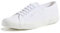 Superga 2750 Cotu Classic, Unisex-Erwachsene Sneaker, Total White C42, 36 EU