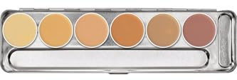 KRYOLAN CAMOUFLAGE CREME PALETE 6-H