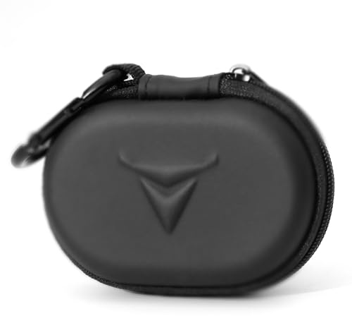 Decibullz - Zipper Headphones Carrying Case, Perfect for Earphones and Earplugs (Black)