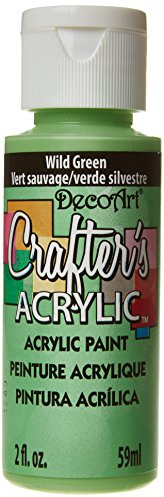 DecoArt 59 ml Crafters Acrylic, Wild Green