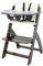 Abiie Beyond Junior Wooden High Chair with Tray - Adjustable and Convertible High Chair for Babies and Toddlers - 6 Months to 250 Lb - Water Resistant - Mahogany Wood/White Cushion