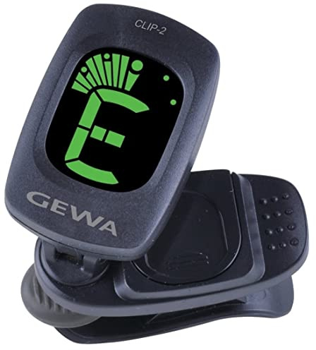 GEWA Automatisk Kromatiskt Stämapparat Clip-2 med LCD-display, färgskiftande, hög noggrannhet