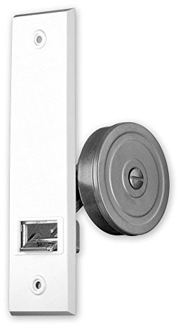 Einlass-Gurtwickler 'Paro M', für Gurtbreite: 23 mm, Farbe: weiß, ohne Gurt, Lochabstand: 160 mm, Abmessungen: 199 x 110 x 54 mm, Gurtaufnahme: 5,3 m, von EVEROXX®