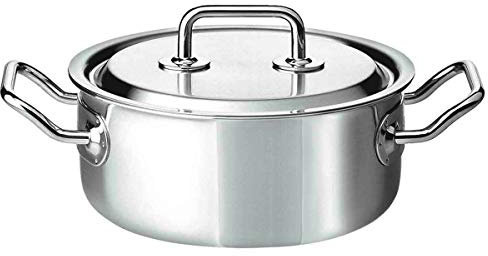 Spring Topf, Edelstahl, Silber, Ø:16cm, 1,4 Ltr., Höhe: 7,5cm