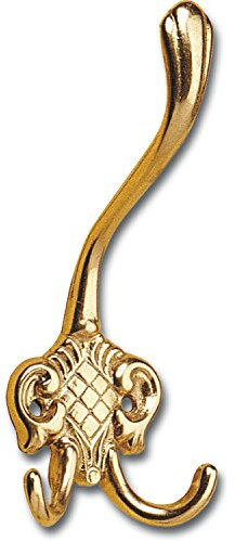 SIRO 328/MS1 Huthaken Milano Breite 67 mm, Höhe 157 mm, Messing poliert