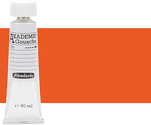 Schmincke – AKADEMIE® Gouache - feine Künstler-Gouache, Zinnoberrot - 60 ml
