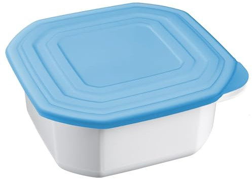 Westmark Mikrowellen-Kasserolle, inkl. Deckel, Füllvolumen: 1 l, Kunststoff, Farbe: Weiß/Transparent, 22152270