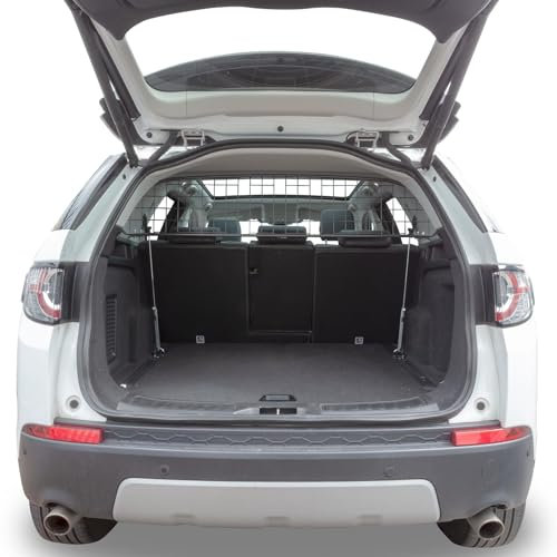 Travall Hundegitter für Land Rover Discovery Sport (2014-2019) Fahrzeugspezifisches Hundegitter, Kofferraumschutz für Hundetransport, Gepäckschutz, Robustes Stahlnetz Auto Hundesperre