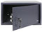 HMF 49204-11 Safe Tresor mit Schlüssel, Möbeltresor passend für Laptop und Ordner | 45 x 25 x 36,5 cm | Anthrazit