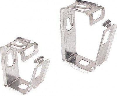 DonQichotte 25 Stück Kabelhalter Metall 30 für 30 Leitungen NYM 3x1.5, Silber