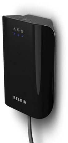 Belkin Adaptador AV Powerline de 200 Mbps (Negro)