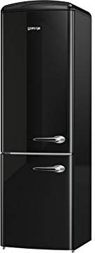 Gorenje ORK 193 x de l Réfrigérateur/Congélateur/A + + +/Hauteur 194 cm/kühlen : 227 l/gefrieren : 95 L/Silver/Frost Less/Crisp Zone/Oldtimer/Retro Collection noir