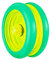 Henrys A0030green&yellow A00030-0605 - Yo-Yo Tiger Snake, grün/gelb (farblich sortiert)
