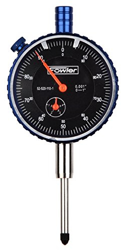 Fowler 52-520-110-1, ADG Dial Indicator with 0-1 Measuring Range (Black)