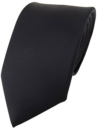 TigerTie diseñador corbata de seda de raso - en negro monocromo