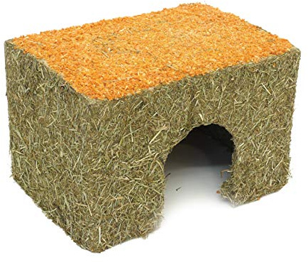 Rosewood Naturals Carrot Cottage House for Guinea Pigs, Chinchillas and Degus, Medium