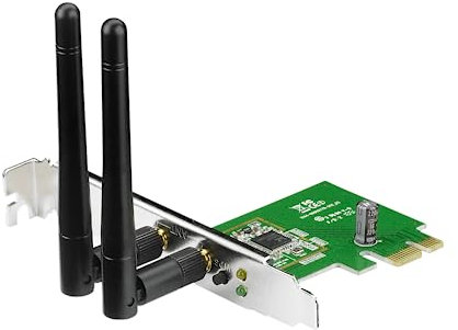 ASUS PCE-N15 - Tarjeta de Red Wi-Fi (PCI - E, 802.11 b/g/n, 300 Mbps, WPS)