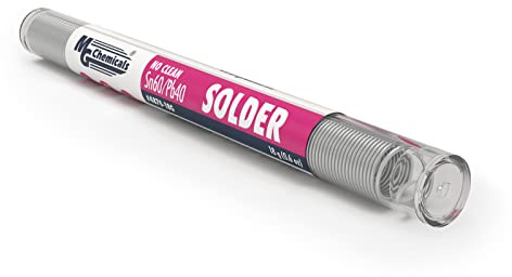 MG Chemicals 60/40 Rosin Core Leaded Solder, 0.032 Diameter, 0.6 oz Pocket Pack