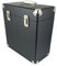 GPO CASE12 Tragbares Aufbewahrungsbox für 12 Schallplatten (für bis zu 30 Vinyl-Schallplatten), Schwarz