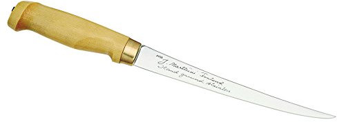 Marttiini Messer Finnisches Filetiermesser Holzgriff Gesamtlänge: 31.3 cm, Mehrfarbig, One Size