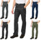 Lee Cooper Men's Classic Multi Pocket Cargo Work Trouser Easy care Safety Pant, Black, 34W / 29L