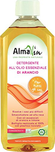 Almawin, Detergente all'olio essenziale di arancio bio, 500ml