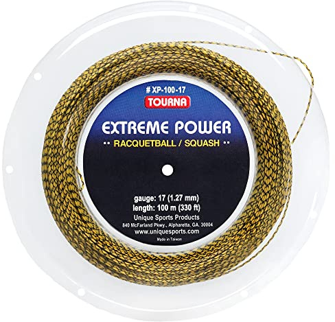 Tourna Extreme Power 17g Squash and Racquetball String Reel 100 Meters