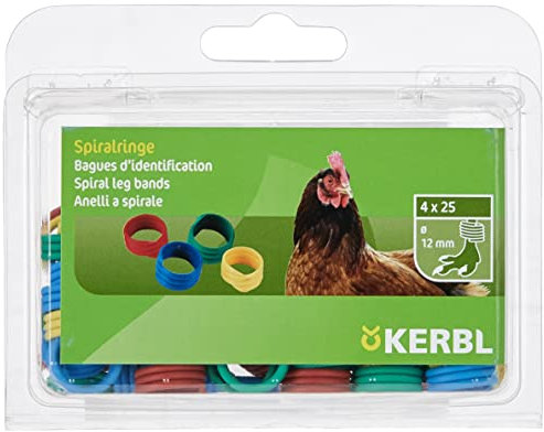 Spiralring 12mm, Kunststoff, farblich sortiert, 100St./Pack