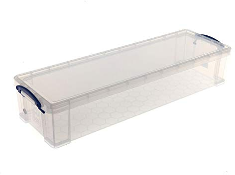 Really Useful Box Plastic Storage 22 Litre Clear