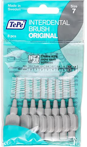16 TePe Interdentalbürsten super groß 1,3 mm grau