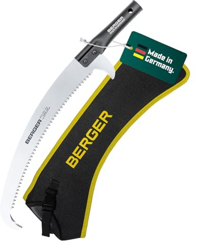 BERGER-Tools ArboRapid Aufsatzsäge 63951 Schwarz Aufsatzsäge 400mm mit Haken inkl. Tasche