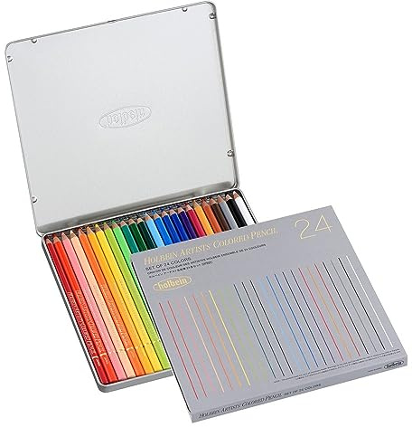 Holbein : Artists' Coloured Pencil : Set of 24