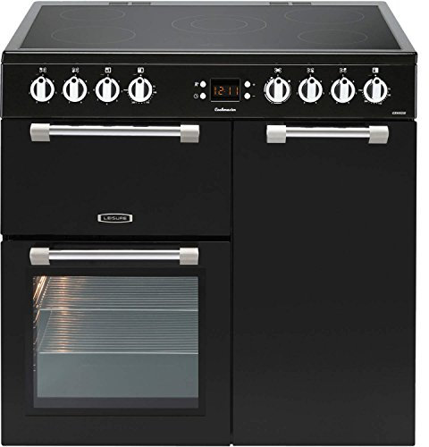 Leisure Cookmaster CK90C230K 90cm Electric Range Cooker with Ceramic Hob - Black