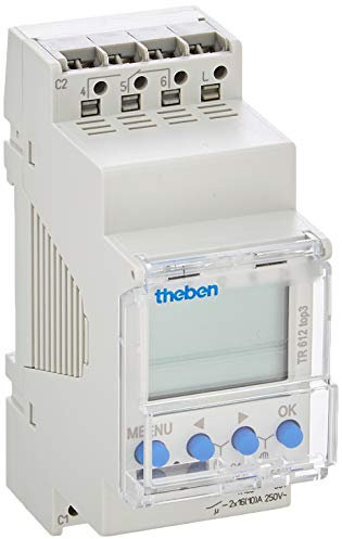 Theben TR 612 top3 - Digitale Zeitschaltuhr mit Wochenprogramm