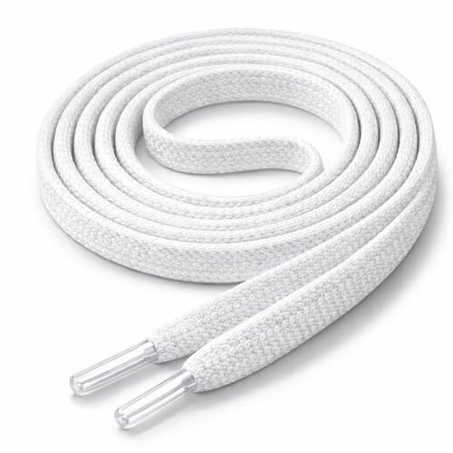 Di Ficchiano Cordones para zapatos I cordones resistentes al desgarro planos ø 5 mm de algodón fino/encerado I Cordones para zapatillas deportivas zapatos de cuero zapatillas deportivas y mucho más