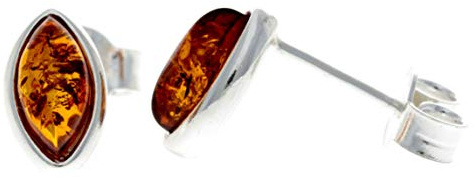 Silve ramber – da donna – Splendido Argento 925 e ambra orecchini – 8343
