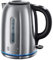 Russell Hobbs Brushed Stainless Steel Electric 1.7L Cordless Kettle (Quiet & Fast Boil 3KW, Removable washable anti-scale filter, Push button lid, Perfect pour spout) 20460
