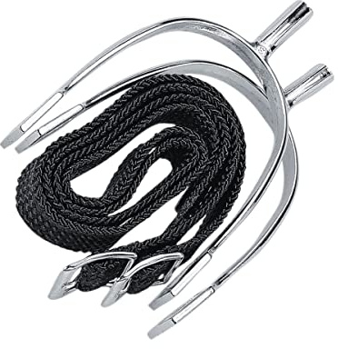 Korsteel POW Never Rust Spurs with Straps, Childs 20mm